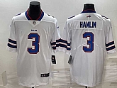 Men & Women & Youth Buffalo Bills #3 Damar Hamlin White Vapor Untouchable Limited Stitched Jersey,baseball caps,new era cap wholesale,wholesale hats